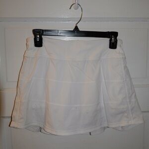 White Lululemon Tennis Skirt Size 6 Tall